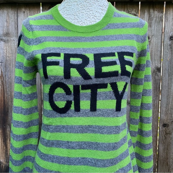 Freecity womens Cashmere Sweater size Small S - Picture 2 of 12